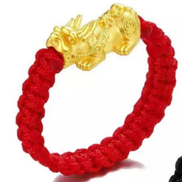 ๐ง NWT Feng Shui Piyao Red Ring Mantra Kabbalah - Picture 4 of 8